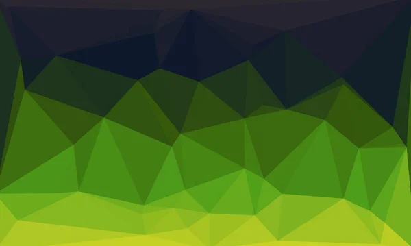 Fondo geométrico verde con diseño de mosaico oscuro - foto de stock