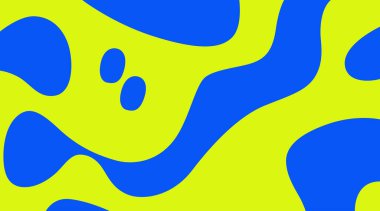 soyut arkaplan mavi ve açık yeşil resimleme