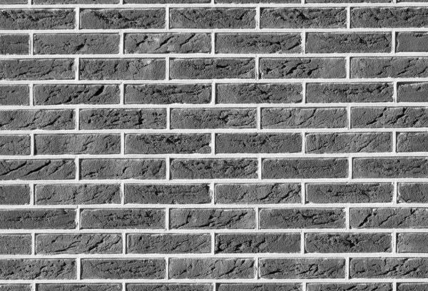 Pattern grey brick wall. — Stock Photo, Image