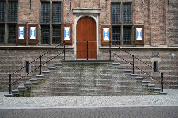 Vintage dutch architectuur. — Stock Photo, Image