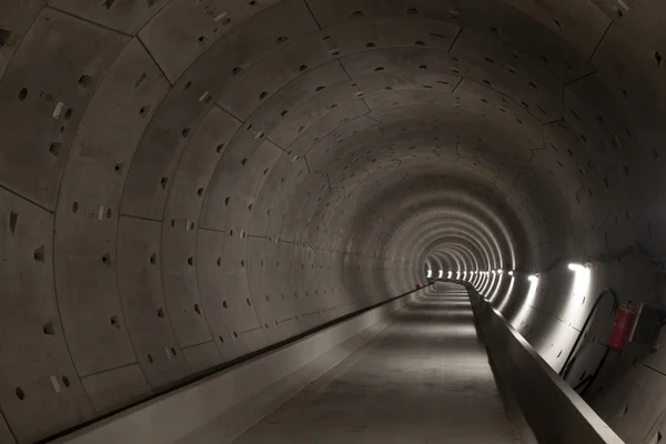 Concrete subway tunnel. — Stock Photo, Image