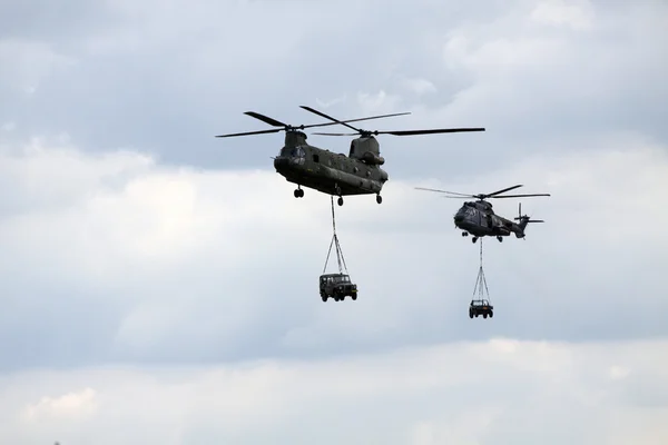 Helikopter içinde hareket. — Stok fotoğraf