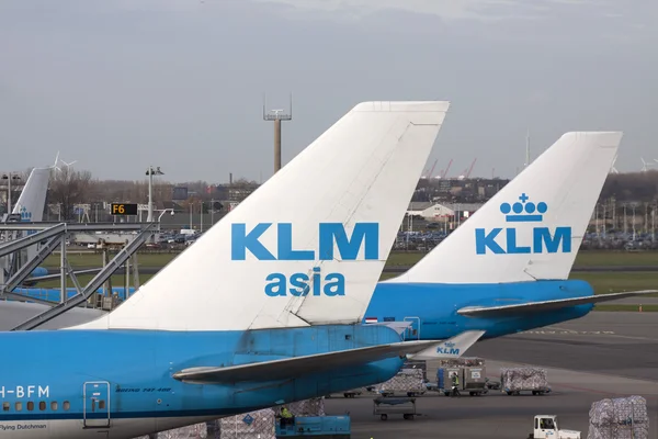 Samoloty KLM. — Zdjęcie stockowe