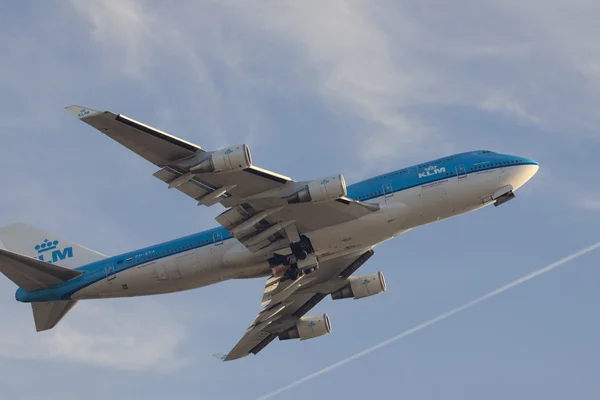 KLM boeing 747-400 — Stock Photo, Image