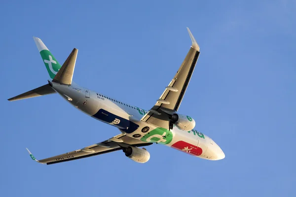 Deze passagiers gaan op vakantie — Stockfoto