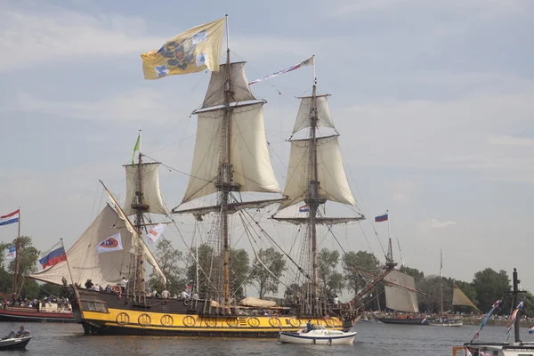 Historical tallship the ersmerlanda from chilli — Stock Photo, Image