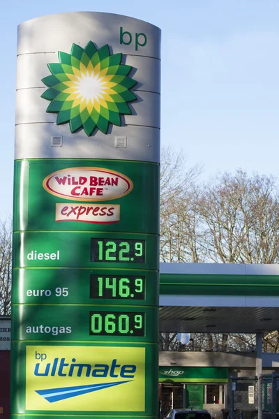 Groene bp prijzen teken — Stockfoto