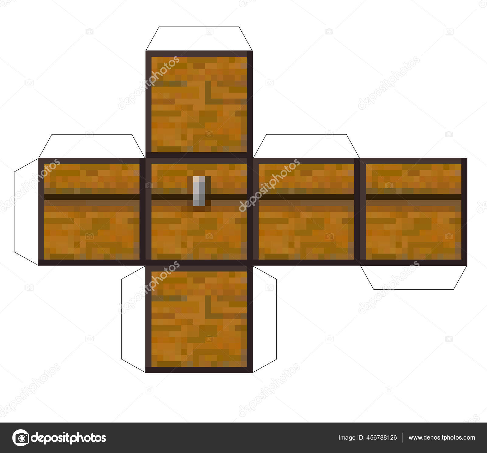 Papercraft Mini Dirt Block. Papercraft 5 Blocos Clássicos. Fundo De Pixel.  O Conceito De Fundo De Jogos. Conceito De Minecraft. Ilustração Vetorial  Royalty Free SVG, Cliparts, Vetores, e Ilustrações Stock. Image 155408709