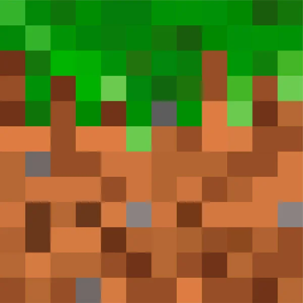 Pixel Hintergrund Das Konzept Der Spiele Hintergrund Minecraft Konzept Vektorillustration — Stockvektor