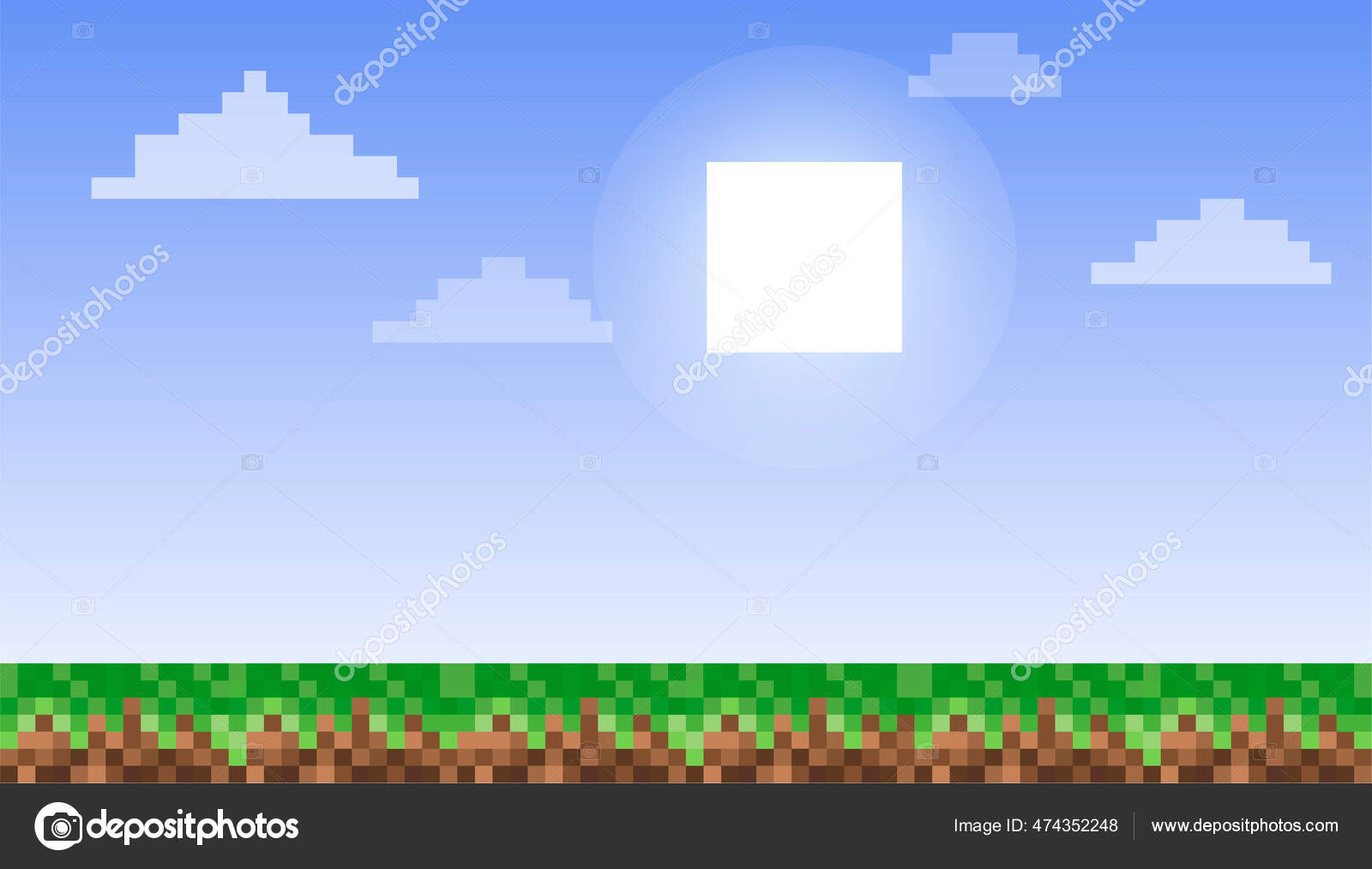 fundo de pixel. o conceito de fundo de jogos. 2948764 Vetor no Vecteezy