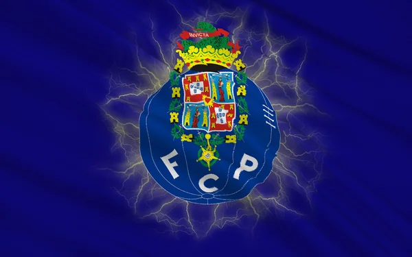 Vlajka fotbalový klub Porto, Portugalsko — Stock fotografie