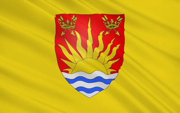 Flaga w hrabstwie Suffolk w Anglii — Zdjęcie stockowe