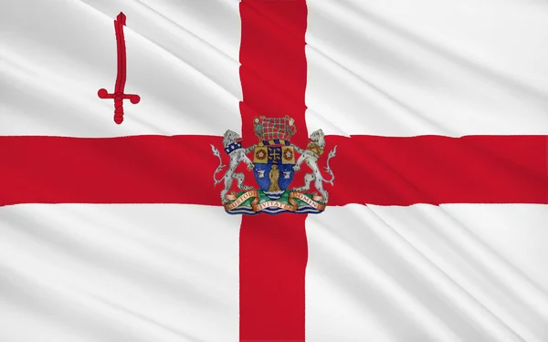 Flag of Coventry city, England — Stock Photo, Image