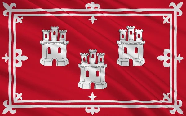 Bandiera di Aberdeen è città della Scozia, Regno Unito di Gran Fr. — Foto Stock