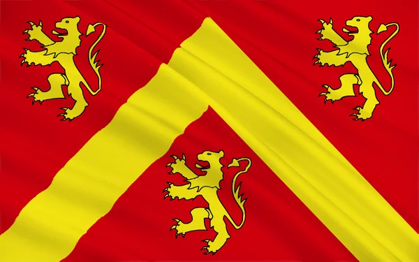 Vlajka Anglesey nebo Ynys Mon je ostrov Walesu. — Stock fotografie