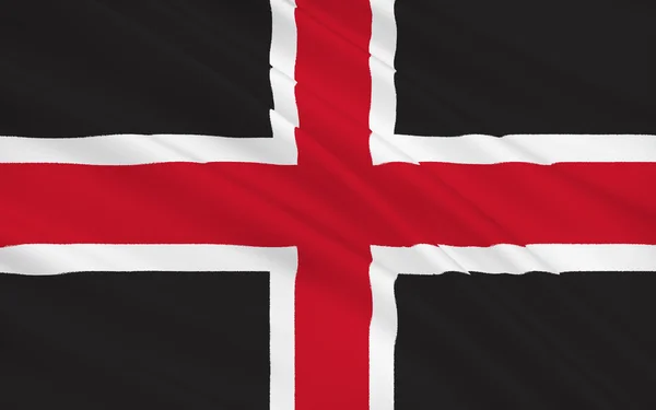 Флаг Дарема, Англия — стоковое фото
