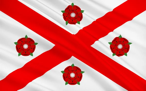 Keleti Ayrshire council of Scotland, Egyesült Királyság, Gre zászlaja — Stock Fotó