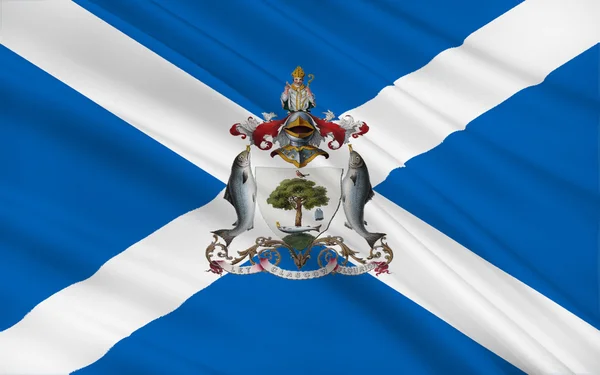 Bandeira de Glasgow é a maior cidade da Escócia — Fotografia de Stock