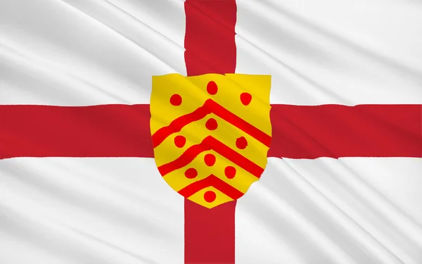 Flagge von gloucester city, england — Stockfoto