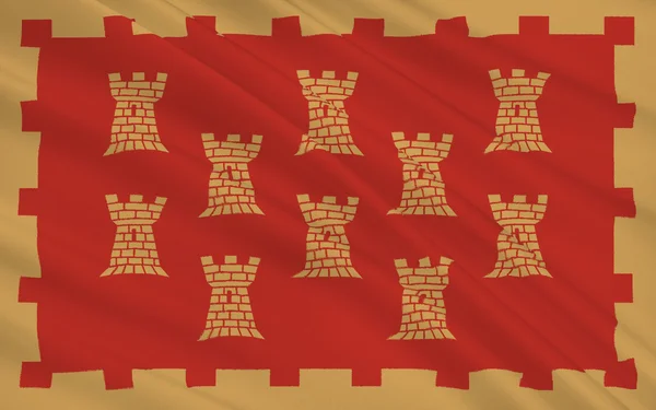 大曼彻斯特的国旗是一个大都市县，英格兰 — 图库照片