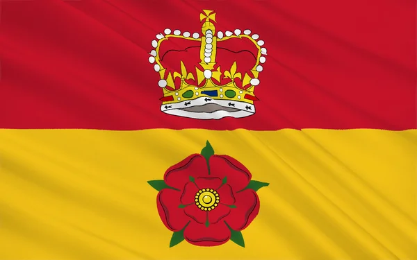 Η σημαία του Χάμσαϊρ είναι κομητεία, Αγγλία. — Φωτογραφία Αρχείου