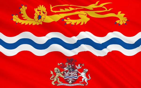 헤리퍼드셔의 국기는 역사적인 영국 카운티, 잉글랜드 — 스톡 사진