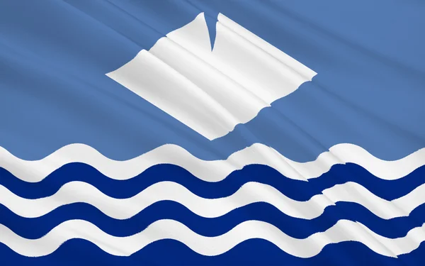 Bandeira da Ilha de Wight é um condado da Inglaterra — Fotografia de Stock