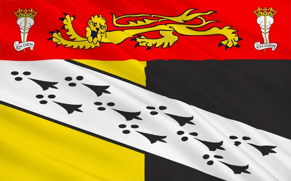 Flagga Norfolk county, England — Stockfoto