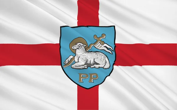 Σημαία της πόλης Preston, Αγγλία — Φωτογραφία Αρχείου