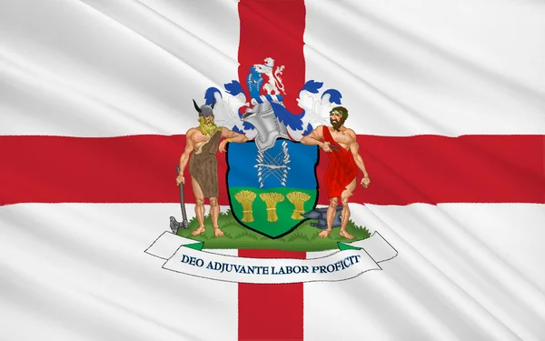 Σημαία της πόλης Sheffield, Αγγλία — Φωτογραφία Αρχείου