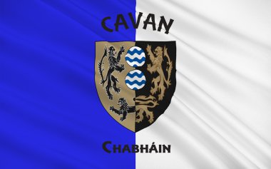 County Cavan bayrağı İrlanda bir ilçesidir