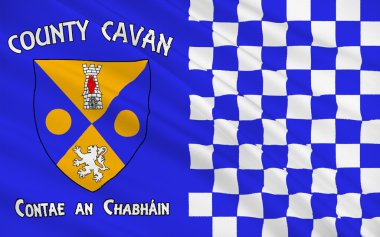 County Cavan bayrağı İrlanda bir ilçesidir