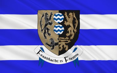 County Cavan bayrağı İrlanda bir ilçesidir