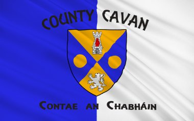 County Cavan bayrağı İrlanda bir ilçesidir