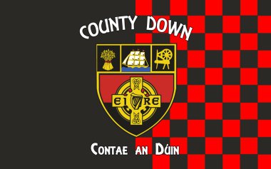 County Down Kuzey İrlanda bayrağı