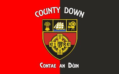 County Down Kuzey İrlanda bayrağı