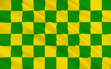 Flag of County Donegal is a county in Ireland clipart