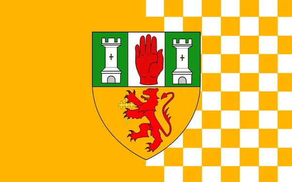 Vlag van County Antrim in Ierland — Stockfoto