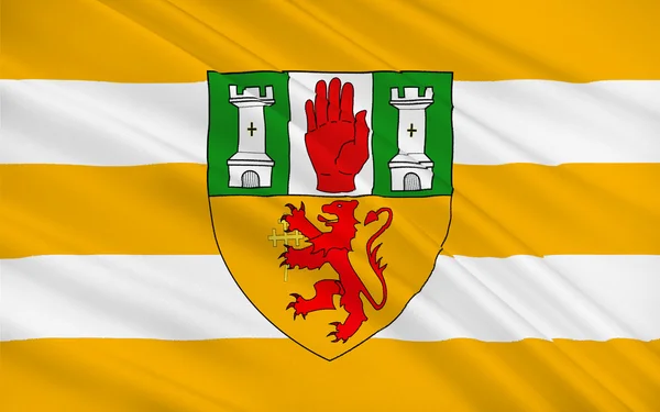 Flaga County Antrim w Irlandii — Zdjęcie stockowe