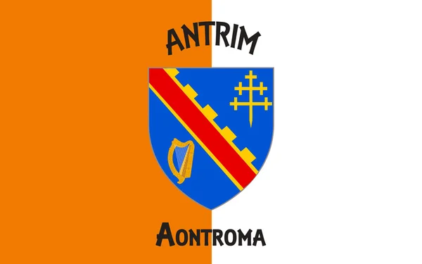 Vlag van County Armagh in Ierland — Stockfoto