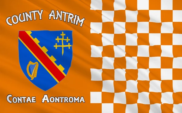 Vlag van County Armagh in Ierland — Stockfoto