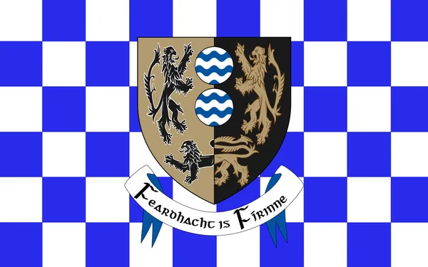 Прапор округу Каван — графство в Ірландії — стокове фото