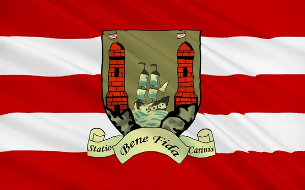 Vlag van County Cork is de grootste en meest zuidelijke provincie van Ir — Stockfoto