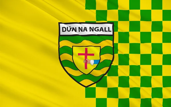 Flagge des County Donegal ist eine Grafschaft in Irland — Stockfoto