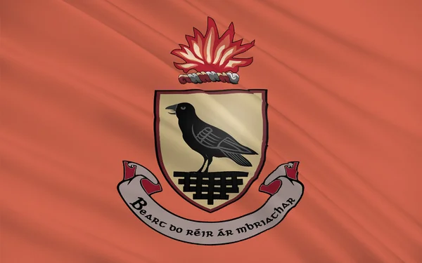 Vlajka hrabství Dublin je hrabství v Irsku — Stock fotografie