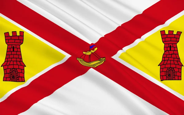 Bandeira do Condado de Cork é o maior e mais meridional condado de Ir — Fotografia de Stock