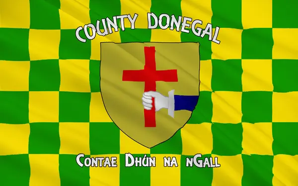 Drapeau du comté de Donegal est un comté d'Irlande — Photo