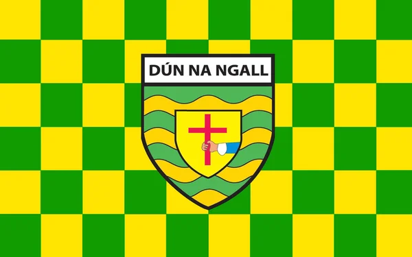 Bandera del Condado de Donegal es un condado de Irlanda. —  Fotos de Stock