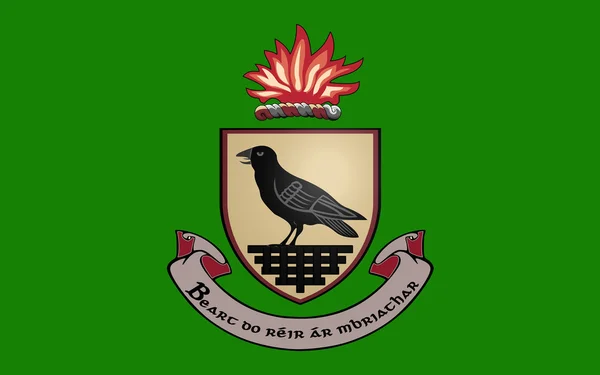 Flag County Dublin é um condado da Irlanda — Fotografia de Stock