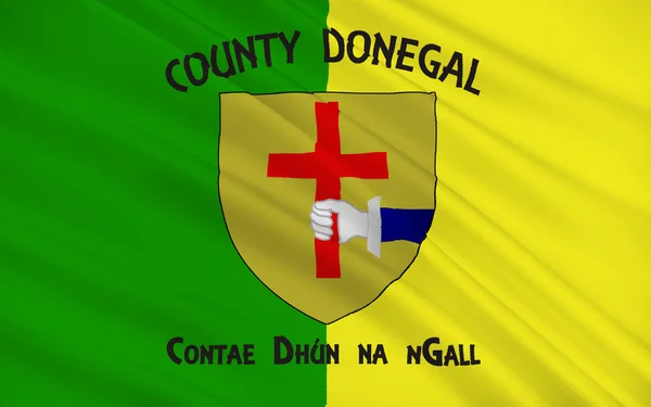 Drapeau du comté de Donegal est un comté d'Irlande — Photo